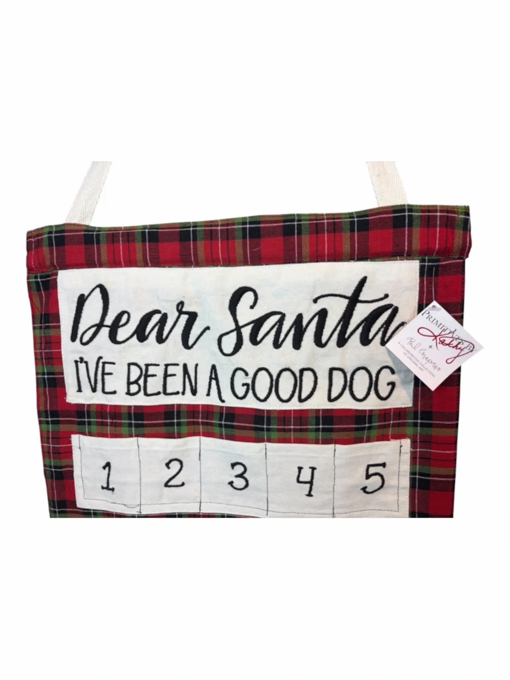 Advent Calendar for Dogs Dear Santa I've Been Good Primitives by Cathy Chapman